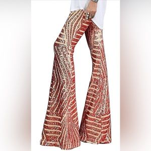 Women’s Sequin Bell Bottoms